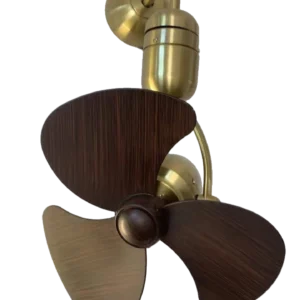 Zephara Trio | Wood-Tone Wall & Ceiling Fan