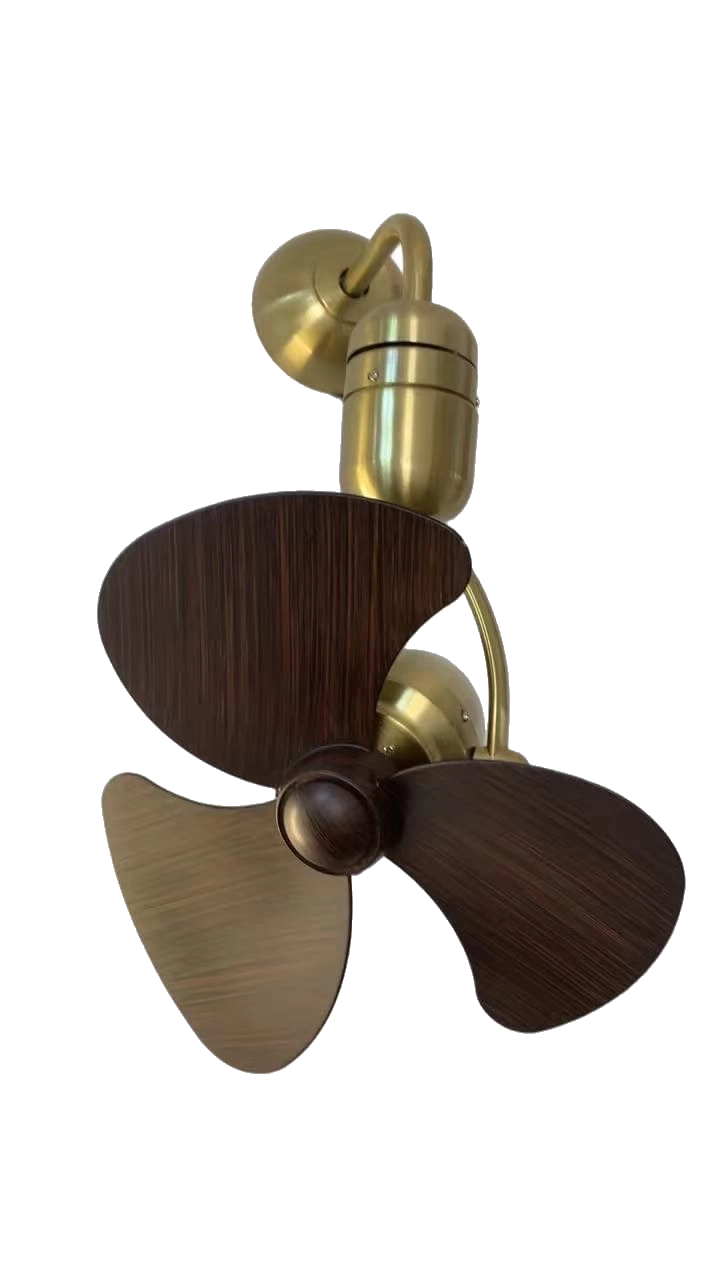 Zephara Trio | Wood-Tone Wall & Ceiling Fan